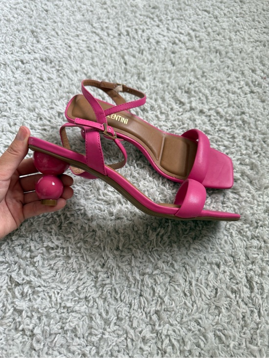 di valentini Shoes - Di Valentini Hot Pink Ball-Heel Sandals Sz 38